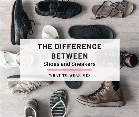 difference between sneakers and shoes